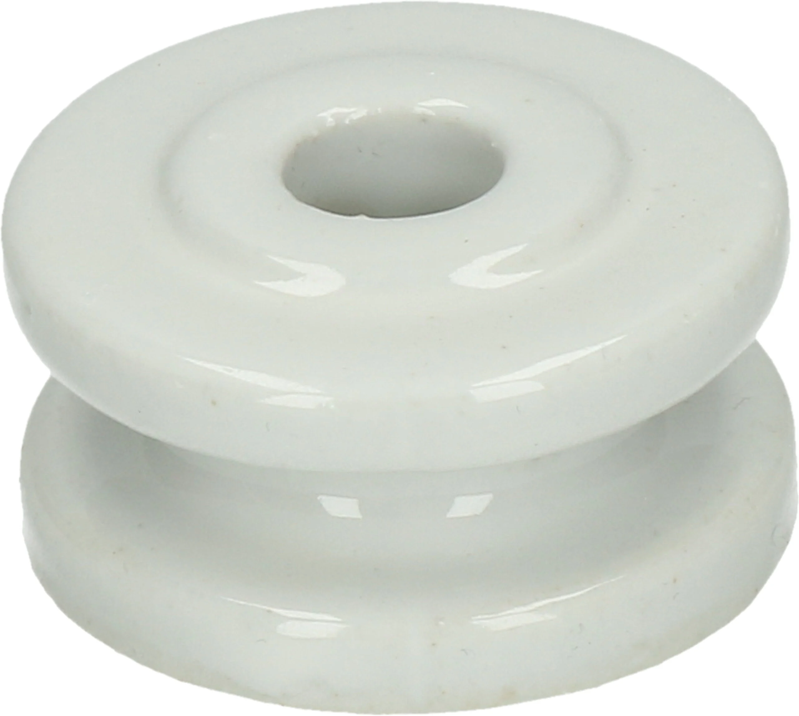 Isolatore angolare in porcellana, diametro esterno 50 mm, bianco – ZoneGuard - immagine 2