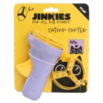 Gioco interattivo per gatti con eliche lanciabili e catnip – Jinkies Catnip Copter