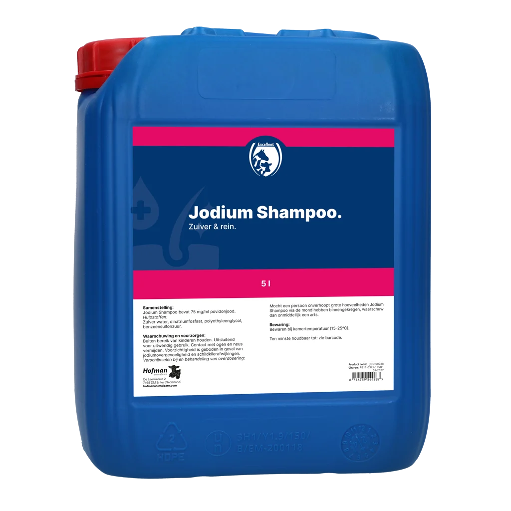 Shampoo allo iodio per pelo e pelle, 5 l – Excellent Jodium Shampoo - immagine 1
