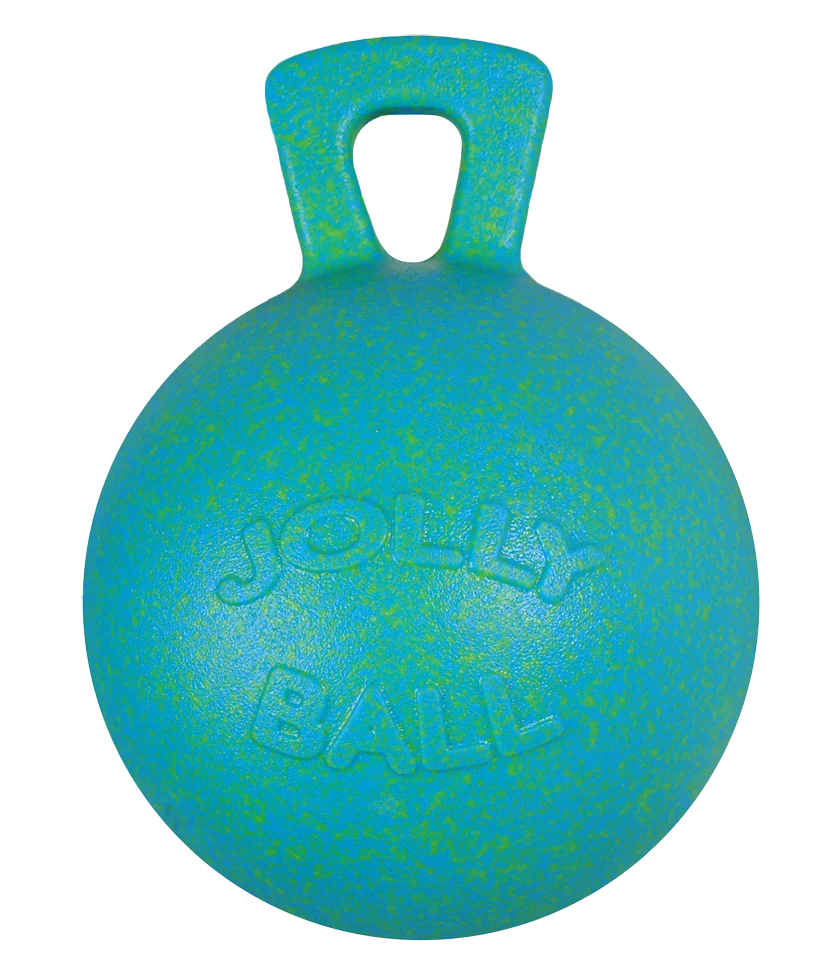Palla da gioco per cavalli verde oceano con fragranza alla mela, 25 cm – Jolly Pets Jolly Ball - immagine 1