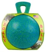 Palla da gioco per cavalli verde oceano con fragranza alla mela, 25 cm – Jolly Pets Jolly Ball - immagine 2
