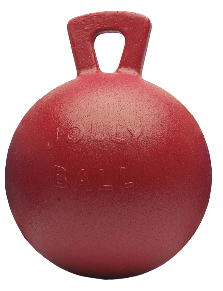 Palla da gioco per cavalli rossa, inodore, 25 cm – Jolly Pets Jolly Ball - immagine 1