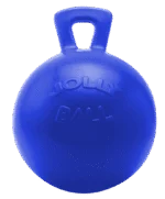 Palla da gioco per cavalli blu scuro senza profumo, 25 cm – Jolly Pets Jolly Ball