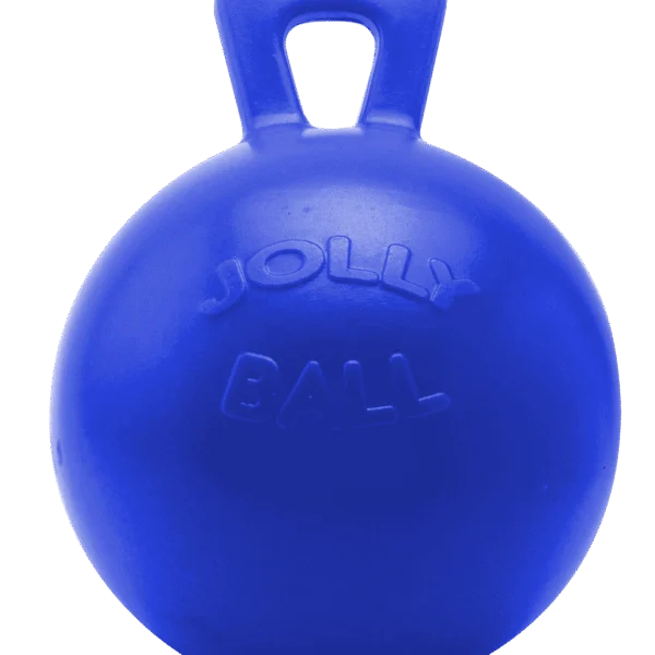 Palla da gioco per cavalli blu scuro senza profumo, 25 cm – Jolly Pets Jolly Ball