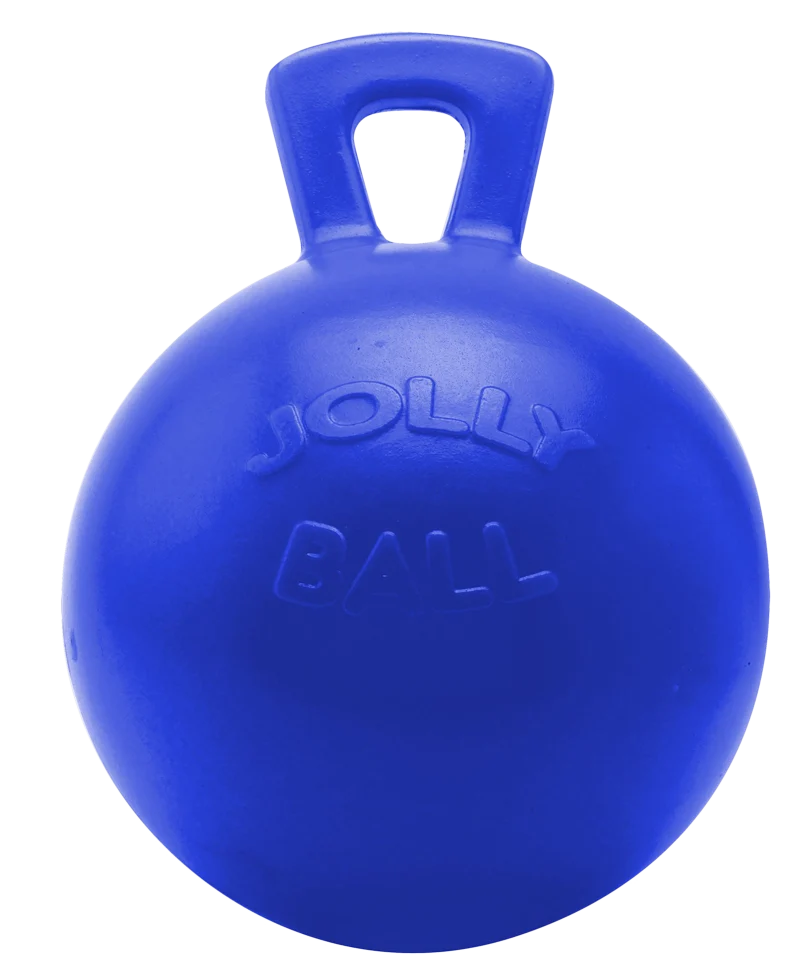 Palla da gioco per cavalli blu scuro senza profumo, 25 cm – Jolly Pets Jolly Ball - immagine 1