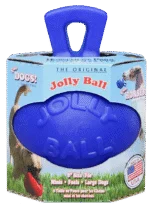 Palla gioco blu per cavalli, autogonfiante, 20 cm – Jolly Pets Jolly Ball Dual