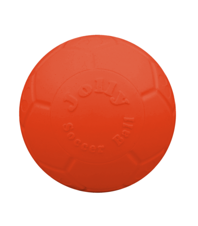Palla galleggiante per cani arancione, 10 cm – Jolly Pets Mini Soccer Ball