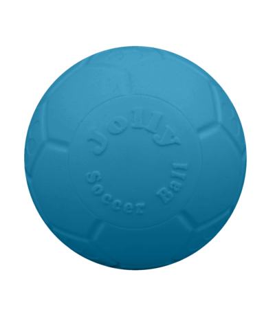 Pallone da calcio per cani azzurro, 10 cm – Jolly Pets Mini Soccer Ball