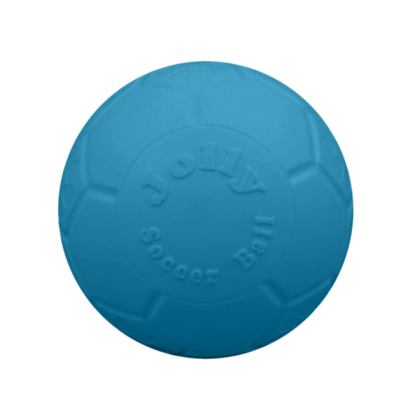 Pallone da calcio per cani azzurro, 10 cm – Jolly Pets Mini Soccer Ball