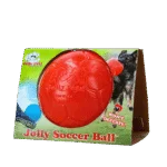 Palla da riporto per cani, arancione, 15 cm – Jolly Pets Jolly Soccer Ball