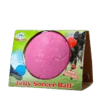 Pallone galleggiante per cani rosa S, 15 cm – Jolly Pets Soccer Ball
