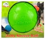Palla da riporto per cani, verde, 15 cm – Jolly Pets Jolly Soccer Ball - immagine 2