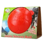 Palla da riporto per cani arancione, 20 cm – Jolly Pets Jolly Soccer Ball