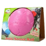 Palla da riporto per cani, rosa, 20 cm – Jolly Pets Jolly Soccer Ball