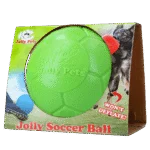 Palla galleggiante verde per cani, 20 cm – Jolly Pets Soccer Ball