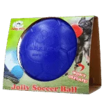 Palla galleggiante blu per cani, 20 cm – Jolly Pets Soccer Ball