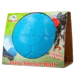 Palla da riporto per cani azzurra, 20 cm – Jolly Pets Jolly Soccer Ball
