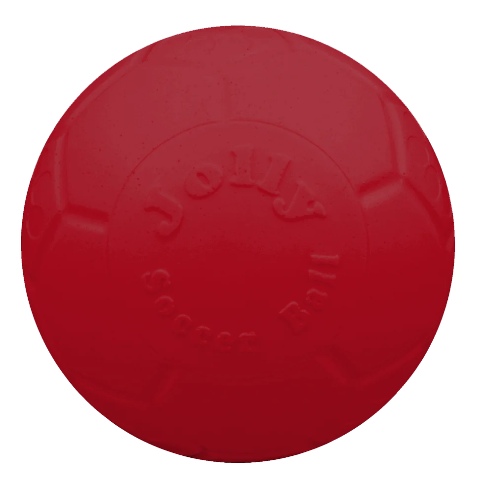 Palla per cani da riporto, rossa, 20 cm – Jolly Pets Jolly Soccer Ball - immagine 2