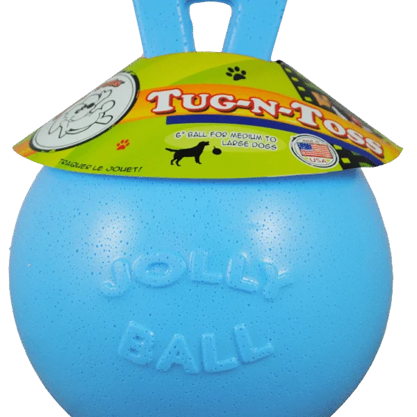 Palla galleggiante per cani M ai mirtilli (15 cm) – Jolly Pets Tug-n-Toss