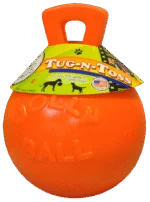 Palla galleggiante per cani arancione L (20 cm) – Jolly Pets Tug-n-Toss
