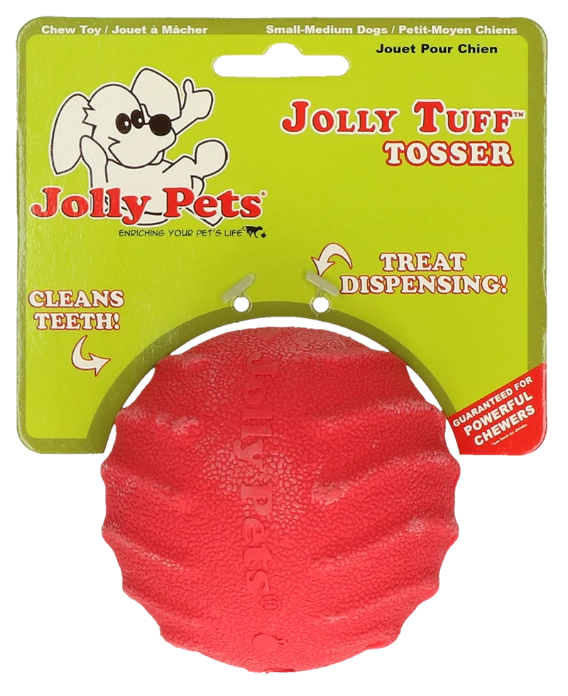 Gioco in gomma porta snack S, 7,5 cm – Jolly Pets Tuff Tosser - immagine 1
