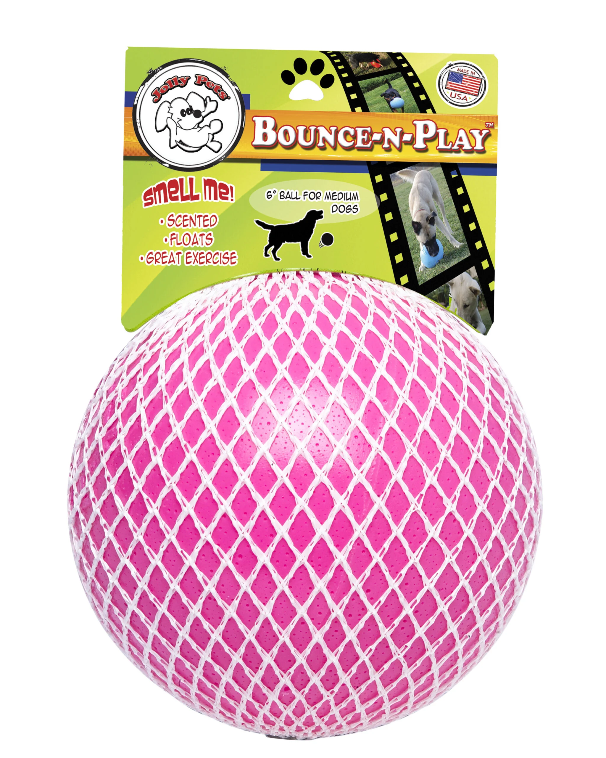 Palla galleggiante per cani, 20 cm – Jolly Pets Jolly Bounce-n Play gomma da masticare L - immagine 3