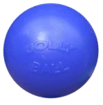 Palla per cani dalla superficie liscia, blu, 25 cm – Jolly Pets Push-n-Play