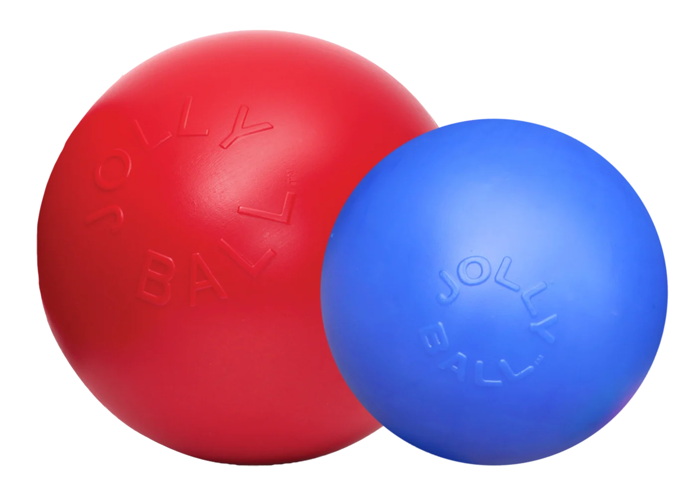 Palla per cani rossa con superficie liscia, 25 cm – Jolly Pets Push-n-Play - immagine 1