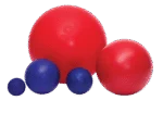 Palla per cani rossa con superficie liscia, 35 cm – Jolly Pets Push-n-Play