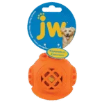 Palla da tennis per cani con squeaker e casco in gomma – JW Helmet Heads Diver