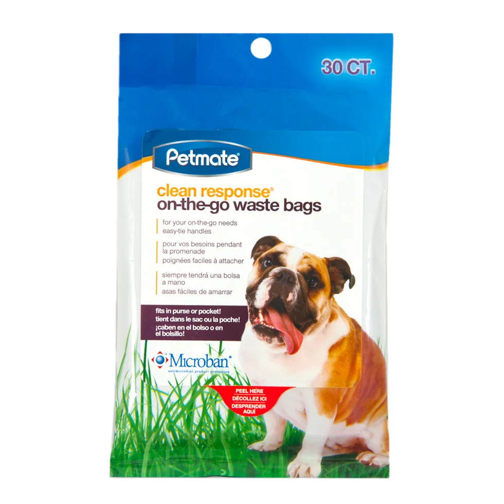 Sacchetti igienici per cani da portare con sé, 30 pezzi – Petmate Clean Response on-the-go Waste Bags - immagine 1