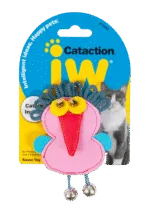 Corvo giocattolo per gatti con catnip e campanellini, 12 x 7 cm – JW Cataction Raven Toy