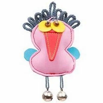 Corvo giocattolo per gatti con catnip e campanellini, 12 x 7 cm – JW Cataction Raven Toy - immagine 2