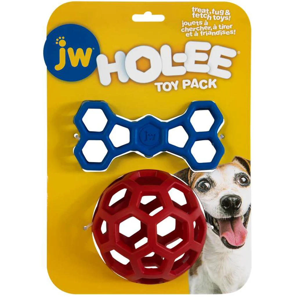 Set di giochi da riporto con Roller da 11,5 cm e Bone da 14 cm – JW Hol-ee Duo - immagine 1