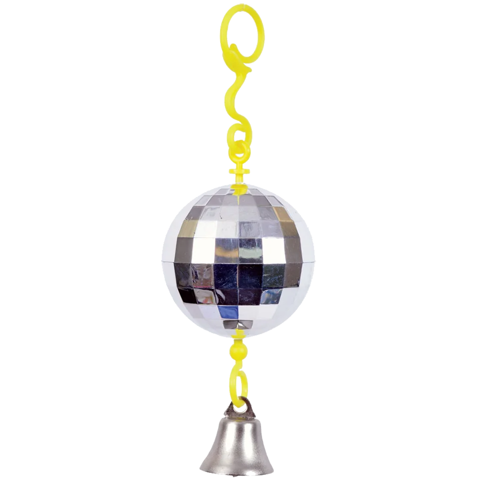 Palla da discoteca per uccelli con campanellino – JW Activitoy Disco Ball - immagine 2