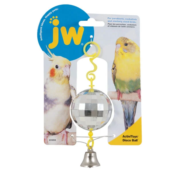 Palla da discoteca per uccelli con campanellino – JW Activitoy Disco Ball