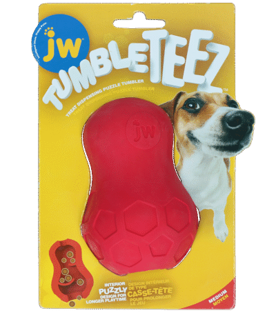 Gioco porta snack in gomma per cani – JW Tumble Teez