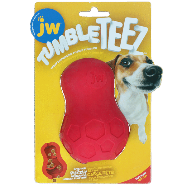 Gioco porta snack in gomma per cani – JW Tumble Teez