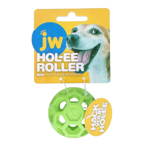Pallina per cani in gomma naturale per snack, 5 cm, Verde – JW Hol-ee Roller