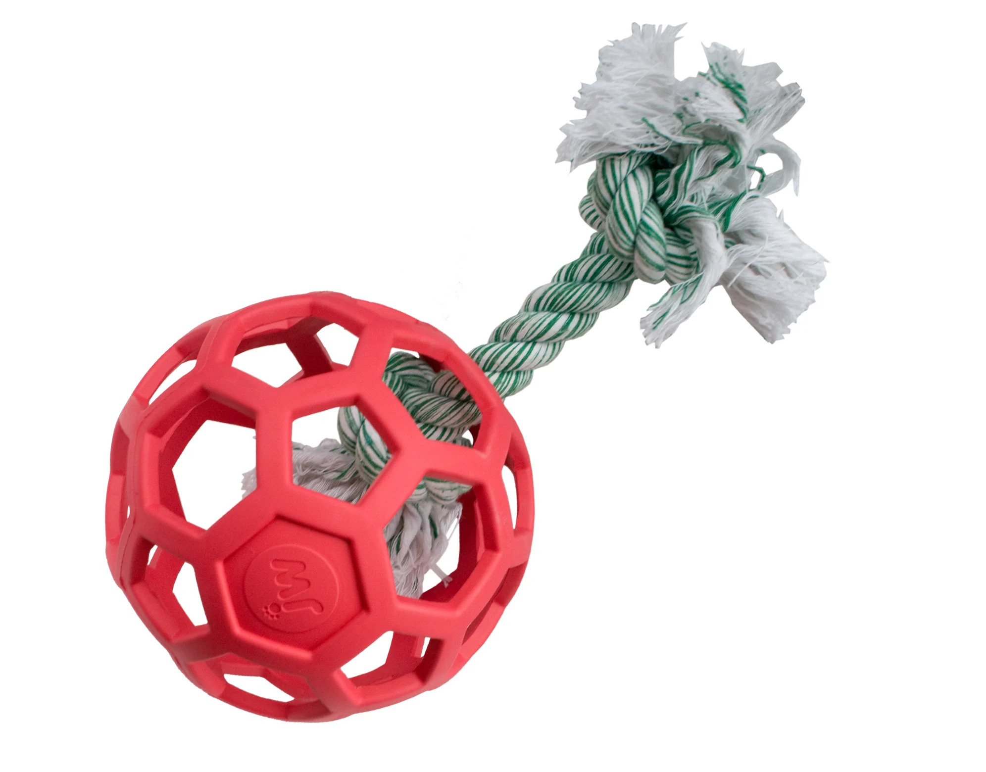 Palla per cani in gomma naturale per snack, 19 cm, assortita – JW Hol-ee Roller - immagine 3
