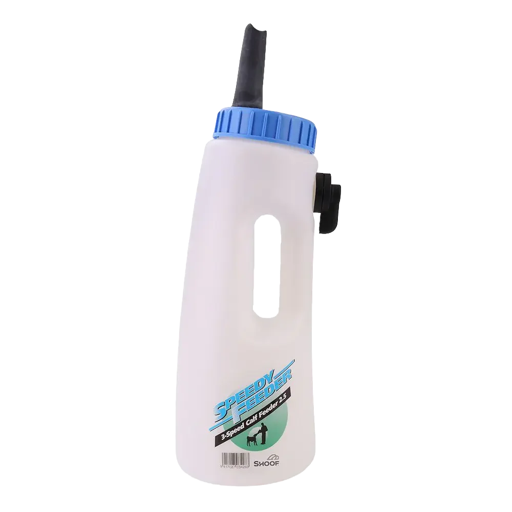 Biberon per vitelli con 3 velocità di erogazione e tettarella Big Softy, 2,5 l – Shoof Speedy Feeder Calf Feeder - immagine 1