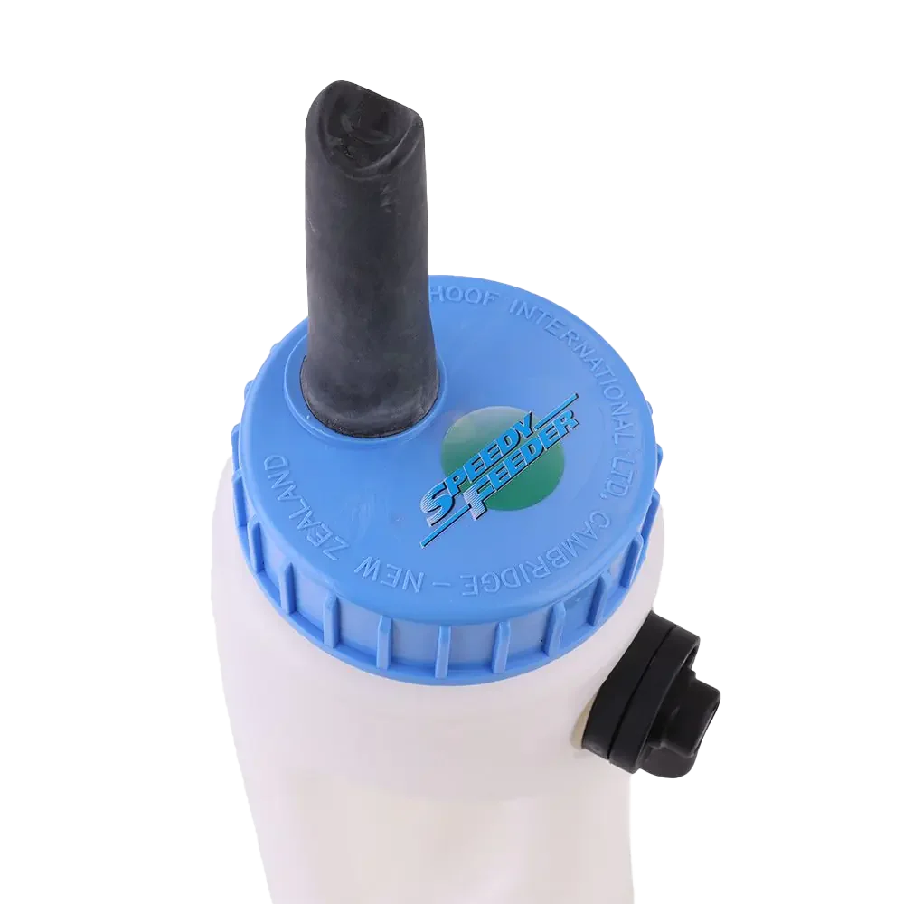 Biberon per vitelli con 3 velocità di erogazione e tettarella Big Softy, 2,5 l – Shoof Speedy Feeder Calf Feeder - immagine 2