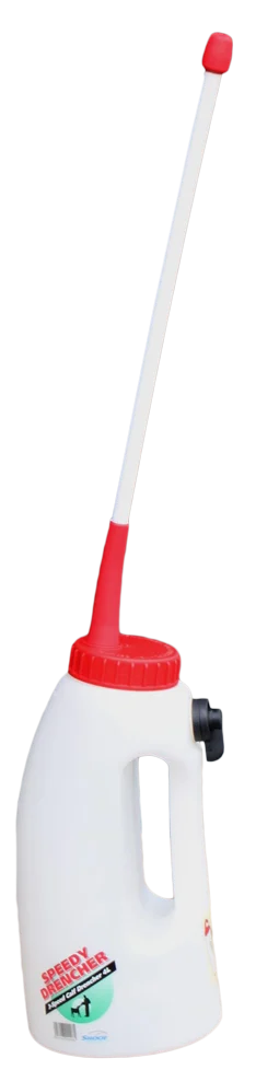 Bottiglia per vitelli con tubo sonda da 48 cm, 4 l – Shoof Speedy Drencher - immagine 1