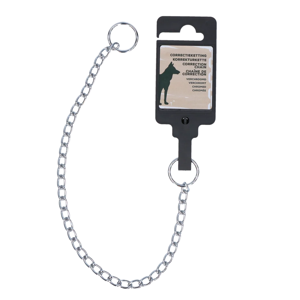 Catena correttiva per cani, cromata, 35 cm x 2 mm – Hofman Animal Care - immagine 1