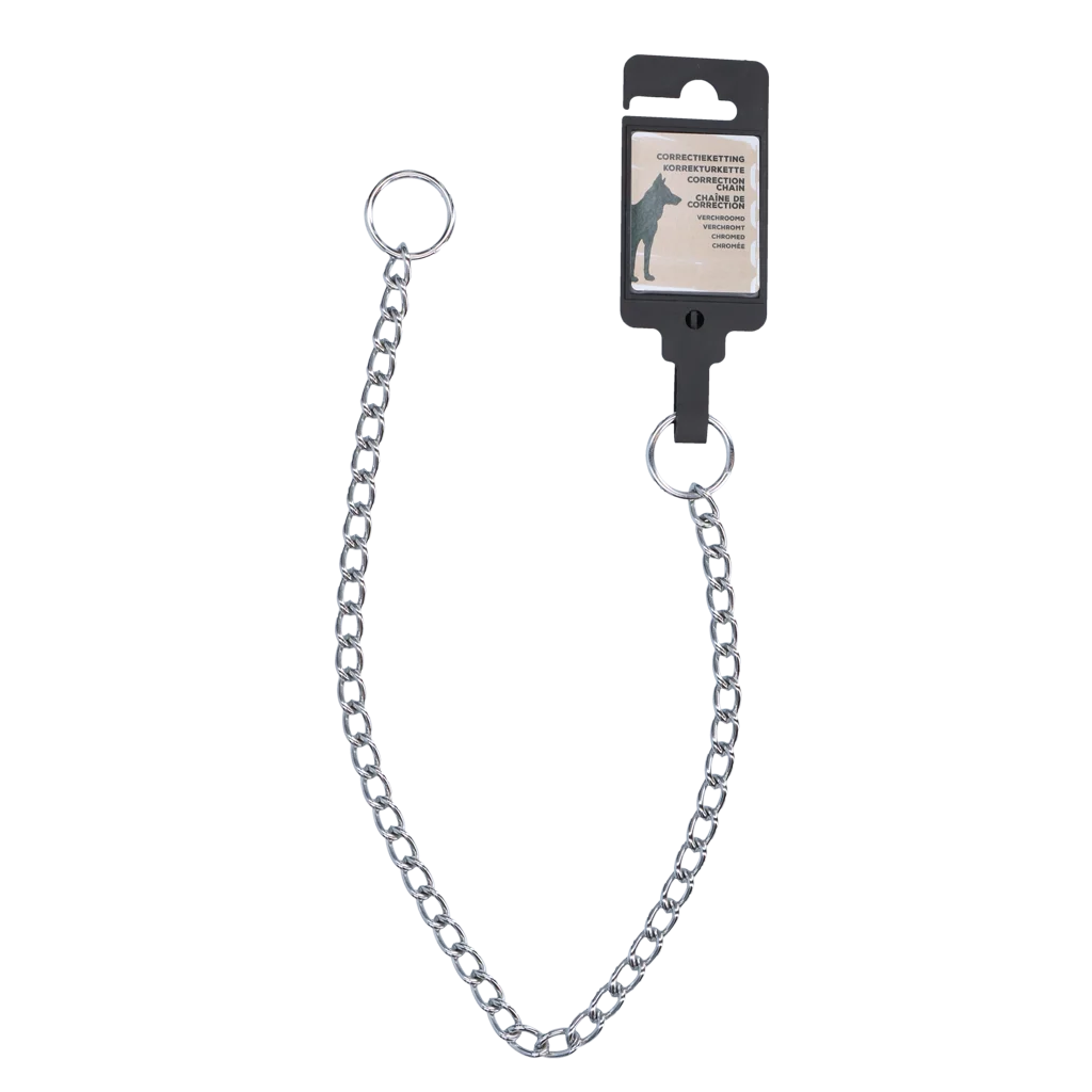 Catena correttiva per cani, cromata, 50 cm x 2,5 mm – Hofman Animal Care - immagine 1