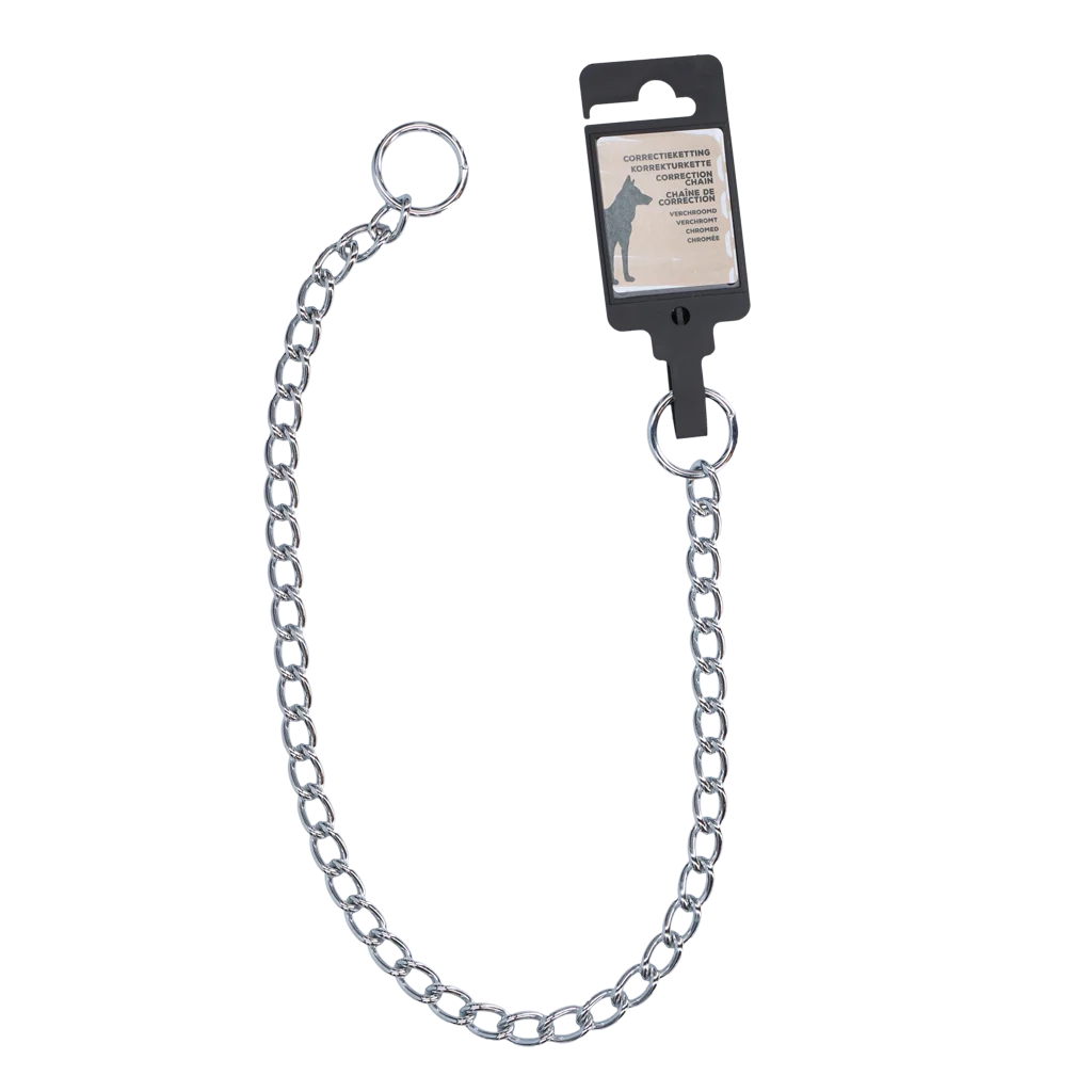 Catena correttiva per cani, cromata, 55 cm x 3 mm – Hofman Animal Care - immagine 1