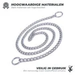 Catena correttiva per cani, cromata, 55 cm x 3 mm – Hofman Animal Care - immagine 5