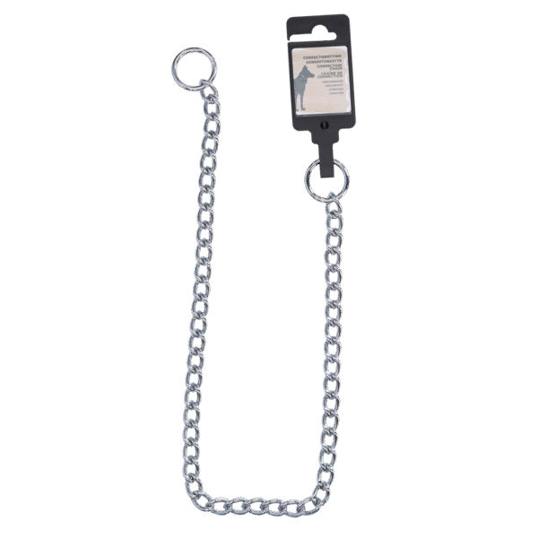 Collare correttivo a catena per cani, cromato, 65 cm x 3,5 mm – Hofman Animal Care