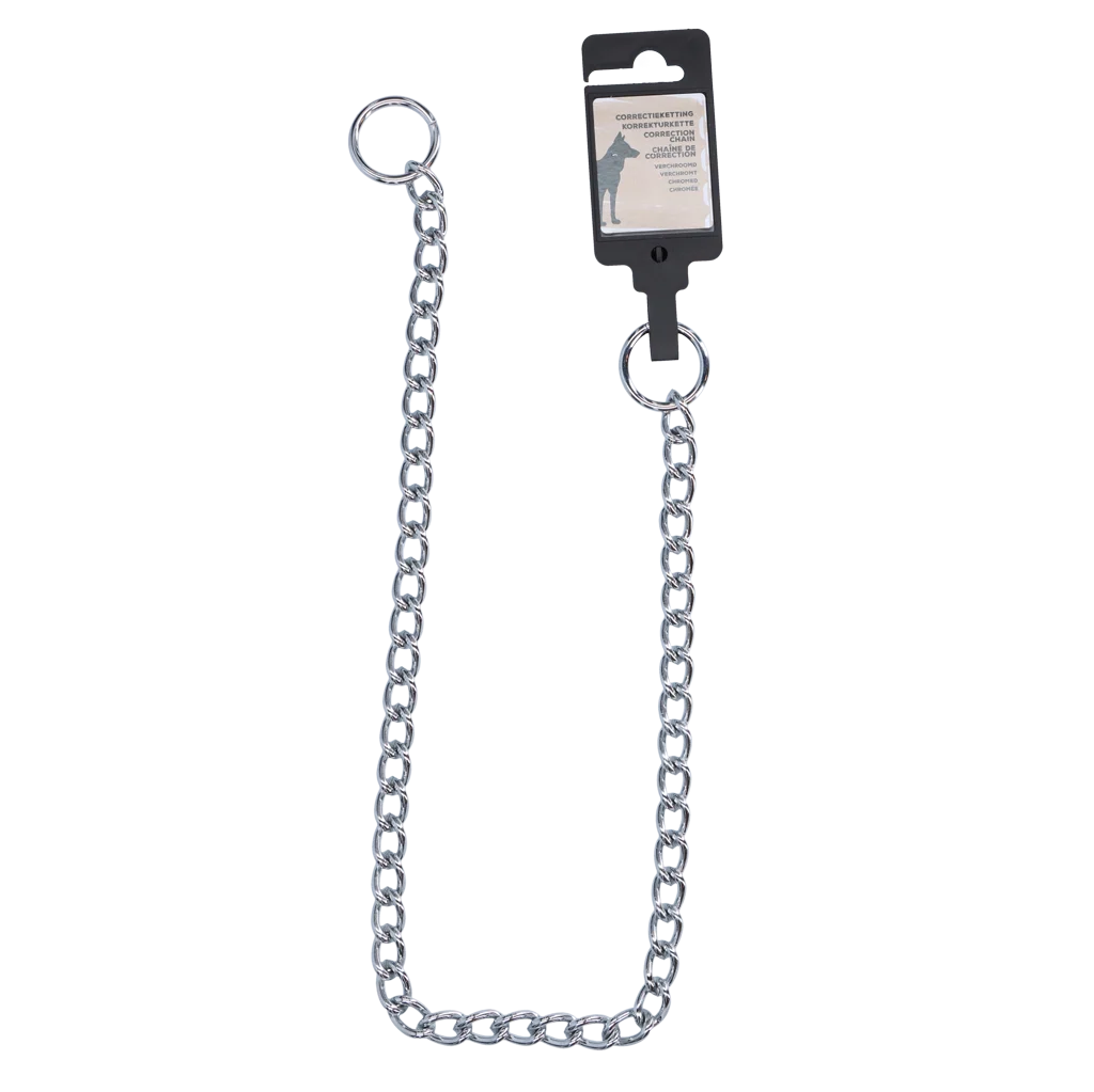 Collare correttivo a catena per cani, cromato, 65 cm x 3,5 mm – Hofman Animal Care - immagine 1