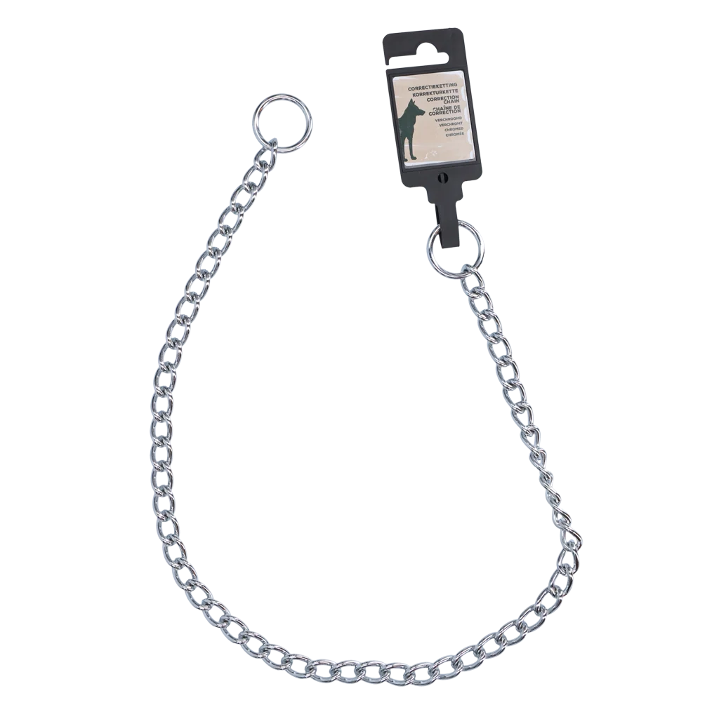 Catena correttiva per cani, cromata, 70 cm x 3,5 mm – Hofman Animal Care - immagine 1